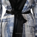 LEVEL S390012 Winter Robes Womens Silk  Money Robes Women's Bathroom Bath Robe